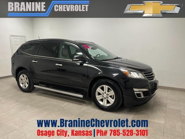 2014 Chevrolet Traverse LT in Black Granite Metallic — front three-quarter view